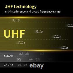 UHF Wireless in Ear Monitor System 260 FT Range Low Latency IEM System with 2