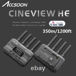 US Accsoon CineView HE 2.4GHz+5GHz Dual Band Wireless Transmitter & Receiver Kit