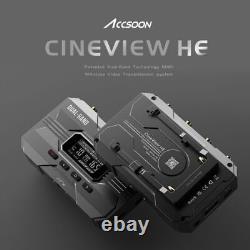 US Accsoon CineView HE 2.4GHz+5GHz Dual Band Wireless Transmitter & Receiver Kit