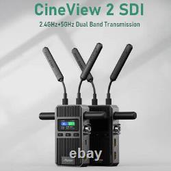 US Accsoon Cineview 2 SDI 1500ft Wireless Video Transmitter Receiver 2.4GHz+5GHz