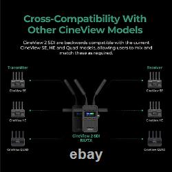 US Accsoon Cineview 2 SDI 1500ft Wireless Video Transmitter Receiver 2.4GHz+5GHz