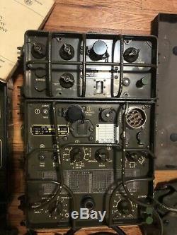 US Army RT-77/GRC-9 Receiver Transmitter Set with Many Accessories. Must Have