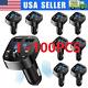 Us Bluetooth 5.0 Car Wireless Fm Transmitter 2usb Pd Charger Aux Hands-free Lot