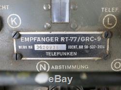 US JEEP FUNKGERÄT RADIO Receiver Transmitter RT-77 / GRC-9