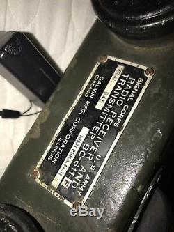 US WW2/Korea Vintage BC-611-F Handy Walkie Talkie Radio Receiver Transmitter
