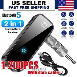 USB Wireless Bluetooth Transmitter Receiver for Car Music Audio Aux Adapter lot