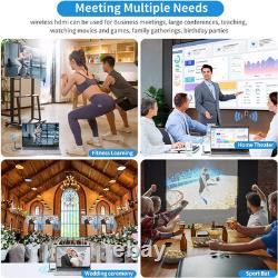 Upgraded Wireless HDMI 2 Receivers and Transmitter with LED Screen, up to 6 Rxs