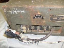 Us Army Bc-620-a Signal Corps Military Radio Transmitter Receiver With En-2 Dyna