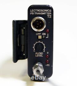Used Lectrosonics IFB System T2 IFB Transmitter with (3) R1a Receivers Block 28