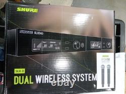 Used SLXD24D/SM58 Dual Handheld Wireless Microphone System US
