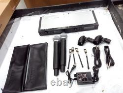 Used SLXD24D/SM58 Dual Handheld Wireless Microphone System US
