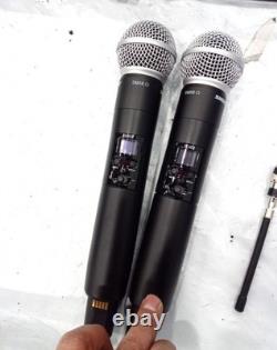 Used SLXD24D/SM58 Dual Handheld Wireless Microphone System US