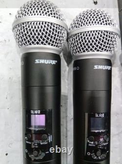 Used SLXD24D/SM58 Dual Handheld Wireless Microphone System US