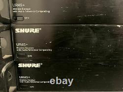 Used Shure UR4S+-H4 UHFR Wireless Diversity Receiver 518-578 MHz WWB6 Compatible