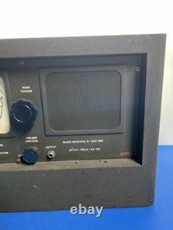 VINTAGE R-100/URR WWII Military Radio Receiver The Morale Builder