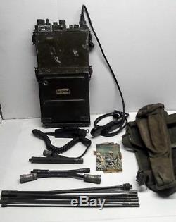 Vietnam Rt 175 Prc 9 Receiver Transmitter Field Phone Radio Backpack, Rca