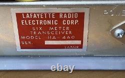 Vintage 1960's Lafayette HA-460 Six Meters Transmitter Receiver Transceiver Tube