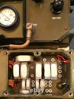 Vintage Army Radio A14 Transmitter Receiver, High-power (5820-99-106-0365)