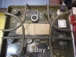 Vintage Bc-1306 Signal Corps Radio Receiver & Transmitter Very Clean With Cover