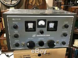 Vintage Hammarlund Ham tube radio receiver transmitter HQ-140XA working