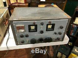 Vintage Hammarlund Ham tube radio receiver transmitter HQ-150 working