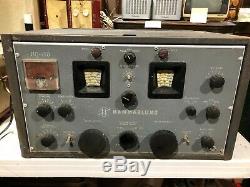 Vintage Hammarlund Ham tube radio receiver transmitter HQ-150 working