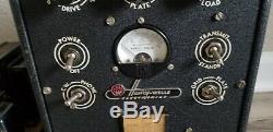 Vintage Harvey-Wells TBS-50C Tube Transmitter With APS-50 Power Supply Ham Radio