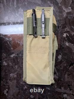 Vintage Military Rt 1594 An Prc 127 Radio Receiver Transmitter, Charger & Pouch