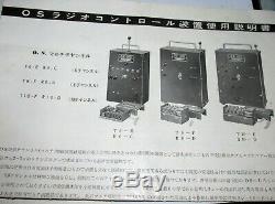 Vintage Os Minitron Model T6-e Radio Control Transmitter Receiver Servos New Rc