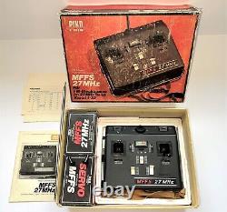 Vintage Piko Elektronik MFFS 27MHz 7 Channel Radio Set Tx Rx Servos Signal FM