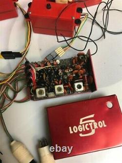 Vintage Radio Control EK Logictrol 5 Transmitter, Receiver and Servos on 27 MHz