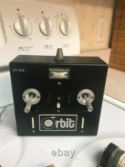Vintage Radio Control Orbit Transmitter, Receiver and Servos on 27 MHz