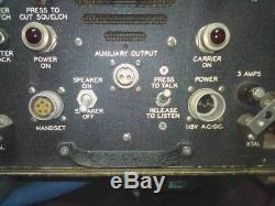Vintage Radio Transmitter Receiver Navy Bureau of Ships MBF Collins Radio