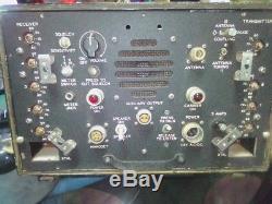 Vintage Radio Transmitter Receiver Navy bureau of Ships MBF Collins Radio Compan