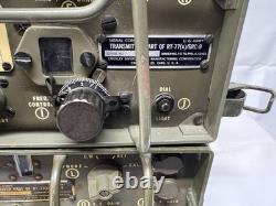 Vintage U. S. Army Signal Corps Receiver/Transmitter RT-77A/GRC-9 military Radio