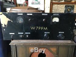 Vintage ham radio transmitter/receiver/power supply
