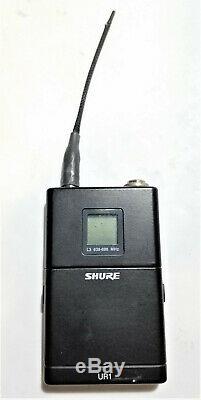 WIRELESS MICROPHONE PACKAGE Shure UR4D L3 Body Pack Transmitter & Receiver