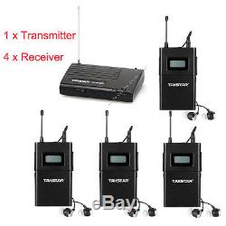 WPM 1Transmitter 4 Receiver Set 780-789Mhz Wireless Monitor System In-ear Stereo