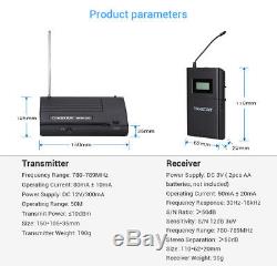 WPM 1Transmitter 4 Receiver Set 780-789Mhz Wireless Monitor System In-ear Stereo