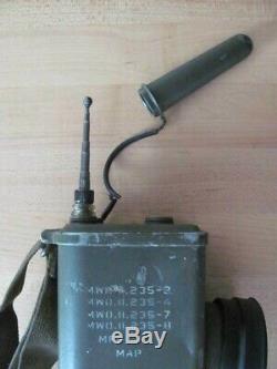 WW2 Military Walkie Talkie / Handie Talkie BC-611A Radio Receiver & Transmitter