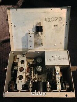 WWII CRI-43044 US NAVY Transmitter Receiver Colonial Radio Good Condition