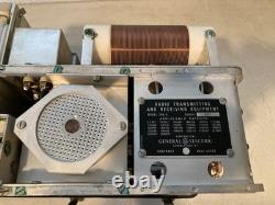 WWII GE TBX-6 Radio Transmitter Receiver CG-43005C US Navy Military Vintage