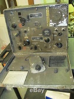 WWII Military BC-654-A Radio Receiver Transmitter & Original Telegraph Key