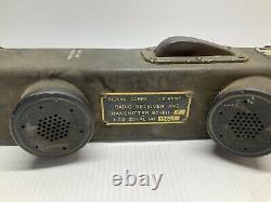 WWII Signal Corps US Army Radio Receiver Transmitter BC- 611-F Walkie Talkie WOW