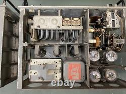 WWII U. S. NAVY RECEIVER TRANSMITTER SET TCS-12 In Cabinet Last Operated In 2012