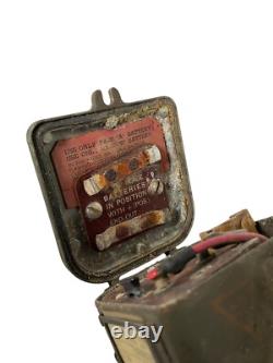 WWII US Army Paratrooper Walkie Talkie Radio Receiver and Transmitter §