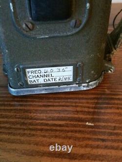WWII WW2 Signal Corps US ARMY Radio Receiver Transmitter BC-611 Walkie Talkie
