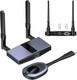 Wireless 1080p Transmitter And Receiver Kit Plug & Play Stable 2.4/5ghz Hdmi Vga