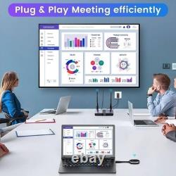 Wireless 1080p Transmitter and Receiver Kit Plug & Play Stable 2.4/5GHz HDMI VGA