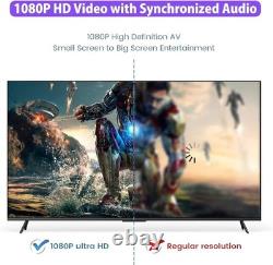 Wireless 1080p Transmitter and Receiver Kit Plug & Play Stable 2.4/5GHz HDMI VGA